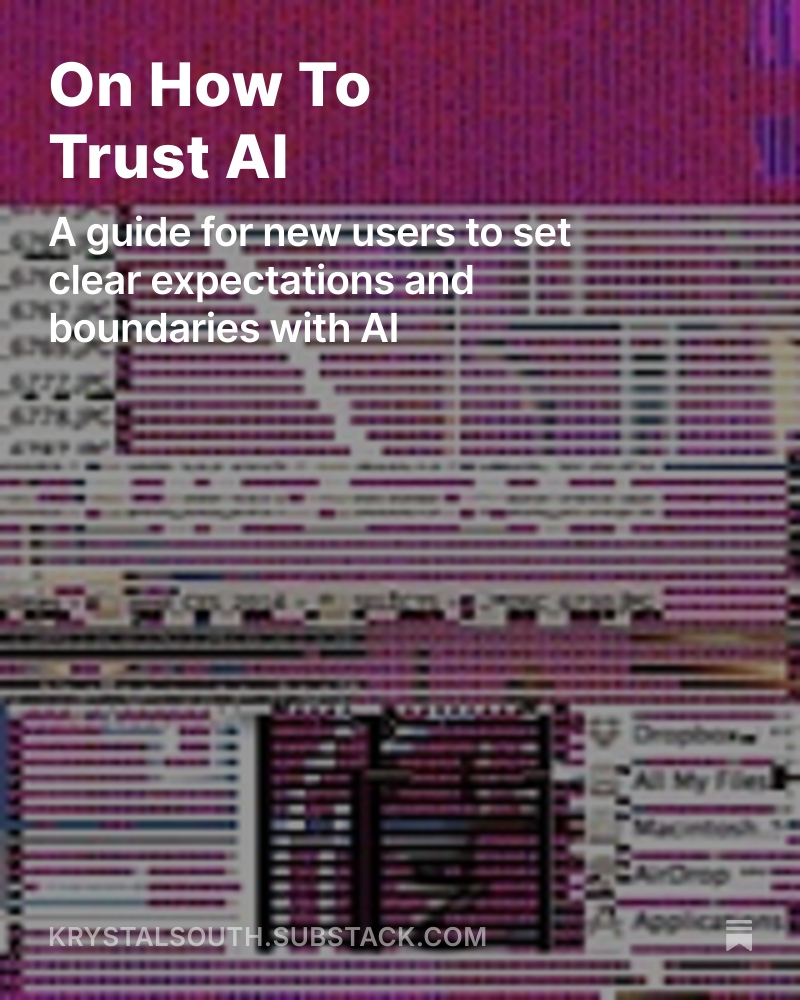 On How To Trust AI