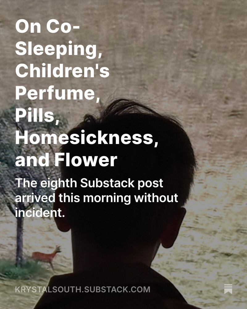 On Co-Sleeping, Children's Perfume